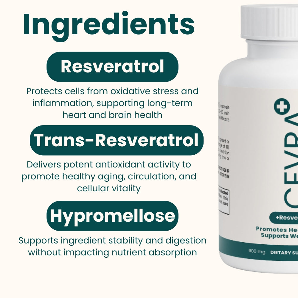 The Only Resveratrol Formula Made Specifically for Heart Health & Weight Loss